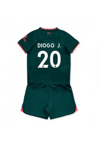 Liverpool Diogo Jota #20 Babyklær Tredje Fotballdrakt til barn 2022-23 Korte ermer (+ Korte bukser)